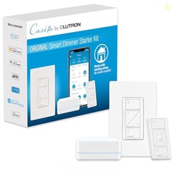 Lutron Caseta Original Smart Dimmer Switch Starter Kit, with Pico Remo