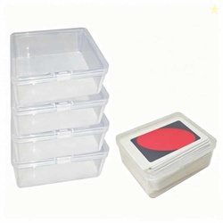 DKAOVH 4PCS Plastic Game Card Storage Box, Card Case for UNO Cards, pl