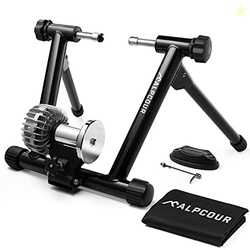 Alpcour Fluid Bike Trainer Stand for Indoor Riding  Portable Foldable 