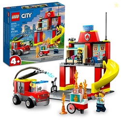 Lego City Fire Station and Fire Engine 60375, Pretend Play Fire Statio