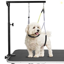 Adjustable Dog Grooming Arms with Anti-Slip Powerful Metal Clamp,Porta