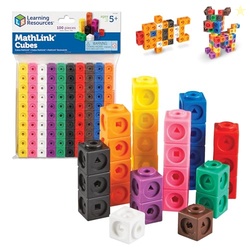 Learning Resources MathLink Cubes - Set of 100 Cubes, Ages 5+ Kinderga