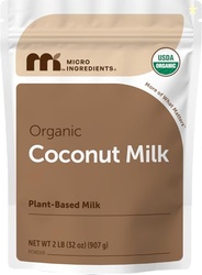 Micro Ingredients Organic Coconut Milk Powder, 2 Lb | Plant-Based Crea