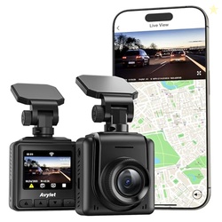 Dash Cam 2K, WiFi Dashcams with APP, External GPS, 1.5'' IPS Screen, F