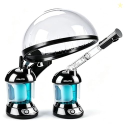 KINLITO 2-in-1 Hair and Face Steamer, Hair Steamer Humidifier for Deep