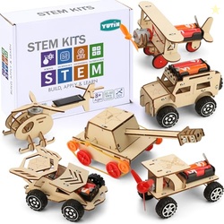Yutin STEM Kits for Kids Age 8-10 10-12, 6 Set Wood Building Projects 