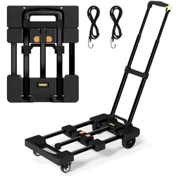 TROOZY Folding Hand Truck 500 LB, Portable Heavy Duty Dolly Cart with 