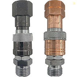 Koike Oxy-Fuel Quick Connect Torch To Hose Coupler Set, Safe Fuel/Oxyg