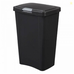 STERILITE 10459004 Touch Can, Black, 13 Gallon