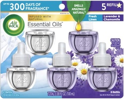Air Wick Scented Oils 0+5 MIXED Fresh Linen & Lavender