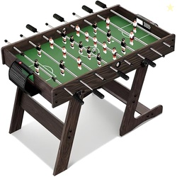 SereneLife Folding Foosball Table, 4 x 2 Full Competition Size Foldabl