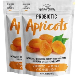 Nature's Garden Probiotic Apricots - Dried Fruit, Plump Dried, No Adde