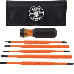 Klein Tools 32288 Insulated Screwdriver, 8-in-1 Screwdriver Set with I