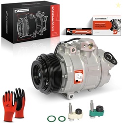 A-Premium Air Conditioner AC Compressor with Clutch Compatible with Fo