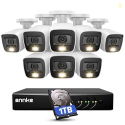 ANNKE 3K Lite Wired Security Camera System with AI Human/Vehicle Detec