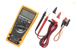 Fluke 179 Multimeter with Backlight, Includes Built-In Thermometer to 
