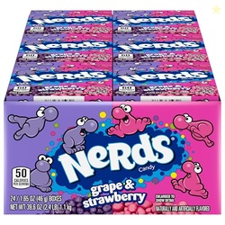 Nerds Candy, Grape & Strawberry, 1.65 Ounce Treat-Size Theater Candy B