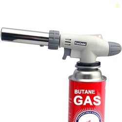 FunOwlet Butane Torch, Reverse Use Culinary Kitchen Blow Lighter with 