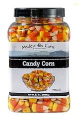 Candy Corn by Medley hills farm 2.5 Lbs. in Reusable Container - Old F