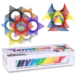 HyperTiles Hyperbolic Building Toy - 3" x 3" STEM Educational 3-Dimens