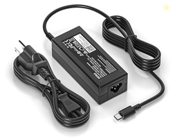 45W USB C Laptop Adapter Compatible with HP Chromebook Charger, for Ac
