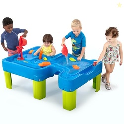 Simplay3 Big River and Roads Water Play Table, Outdoor Activity Table 