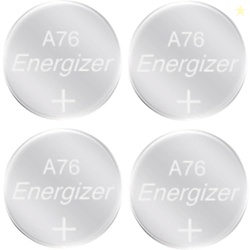 Energizer LR44/A76 Alkaline Batteries, 1.5V, Pack of 4