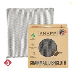 Knapp Made Chainmail Dishcloth 7x5 - Replace Your Dirty Sponge - All P