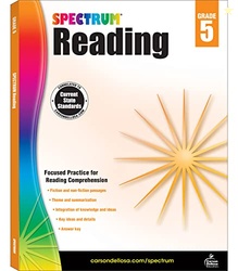 Spectrum Reading Comprehension Grade 5 Workbooks, Ages 10 to 11, 5th G