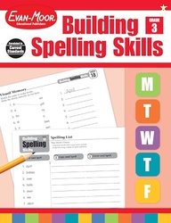 Evan-Moor Building Spelling Skills, Grade 3 - Homeschooling & Classroo