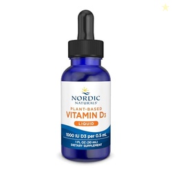 Nordic Naturals Plant-Based Vitamin D3 Liquid - 1 oz - 1000 IU Vitamin