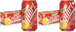 Squirt Ruby Red Grapefruit Soda, 12 fl. oz. Cans, 12 Pack (Pack of 2)