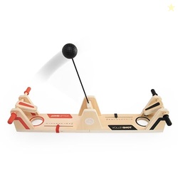 Fat Brain Toys VolleyShot - Wooden 2-Player Tabletop Skill Game for Ki