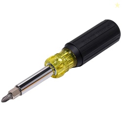 Klein Tools 32500 11-in-1 Screwdriver/Nut Driver Set, 8 Bits (Phillips