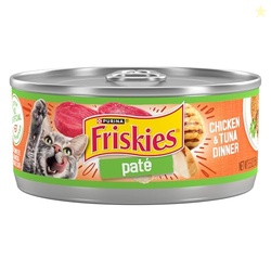 Purina Friskies Wet Cat Food Pate, Chicken and Tuna Dinner - (Pack of 