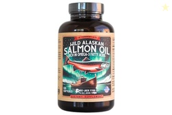 Wild Alaskan Salmon Fish Oil Omega 3 Supplement for Humans | EPA and D