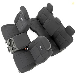 Rough Country Neoprene Seat Covers for Dodge Ram (2019-2024) - UV & Wa