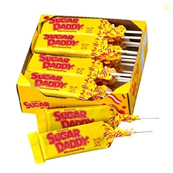 Sugar Daddies Milk Caramel Pops  Individually Wrapped Long Lasting Car