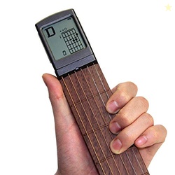Pocket Guitar Chord Practice Tool, Portable Guitar Neck for Trainer Be