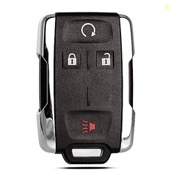 SUPALAND Key Fob Shell Case Replacement Fits for Chevy Silverado Color