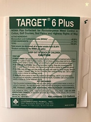 Target 6 Plus (MSMA) 48.2% Turf Herbicide - 5 gallons:1 case (2 x 2.5 