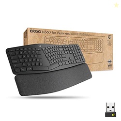 Logitech Ergo K860 Split Wireless Keyboard for Business - Ergonomic De