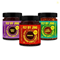 FLYBYJING Sichuan Chili Crisp Bundle: Three Premium Chili Sauces Good 