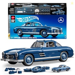 Mattel Brick Shop Hot Wheels Premium Series Building Set, Mercedes-Ben