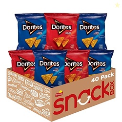 Doritos Flavored Tortilla Chips, Favorites Variety Pack (Nacho Cheese 