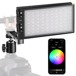 Pixel G1s RGB Video Light with APP Control, 12W 210 Minutes Rechargeab