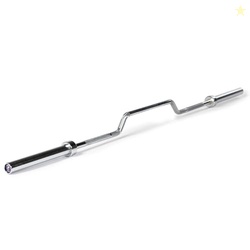 Titan Fitness Cambered Bench Press and Rowing Bar, 3" Camber Drop, 600