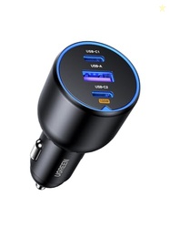 UGREEN 130W USB C Car Charger, Type C Car Charger Adapter Compatible w