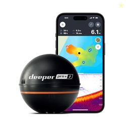 Deeper PRO+ 2 Sonar Fish Finder - Portable Fish Finder and Depth Finde