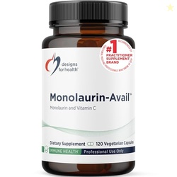 Designs for Health Monolaurin-Avail - 1000mg Glycerol Monolaurate + Vi